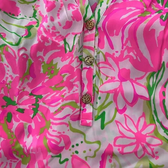 Lilly Pulitzer Elsa Silk Top - Picture 3 of 3